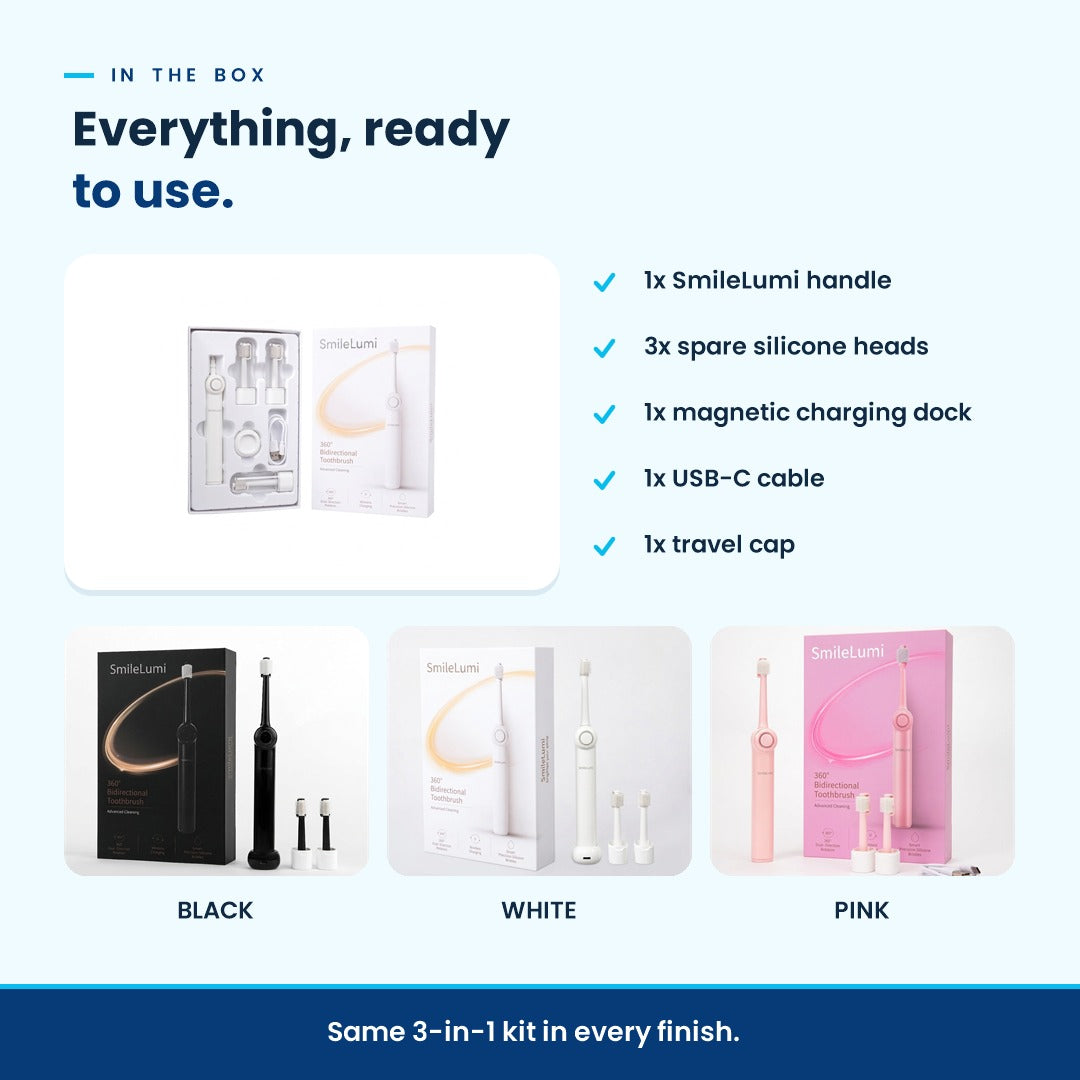 SmileLumi 3-in-1 Oral Care Kit